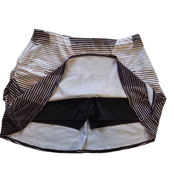 Lucky in Love Tennis Skort, Black & white tiered, sz 12 length 15" Pickleball - Picture 4 of 11